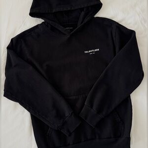 TALENTLESS Classic Black Hoodie